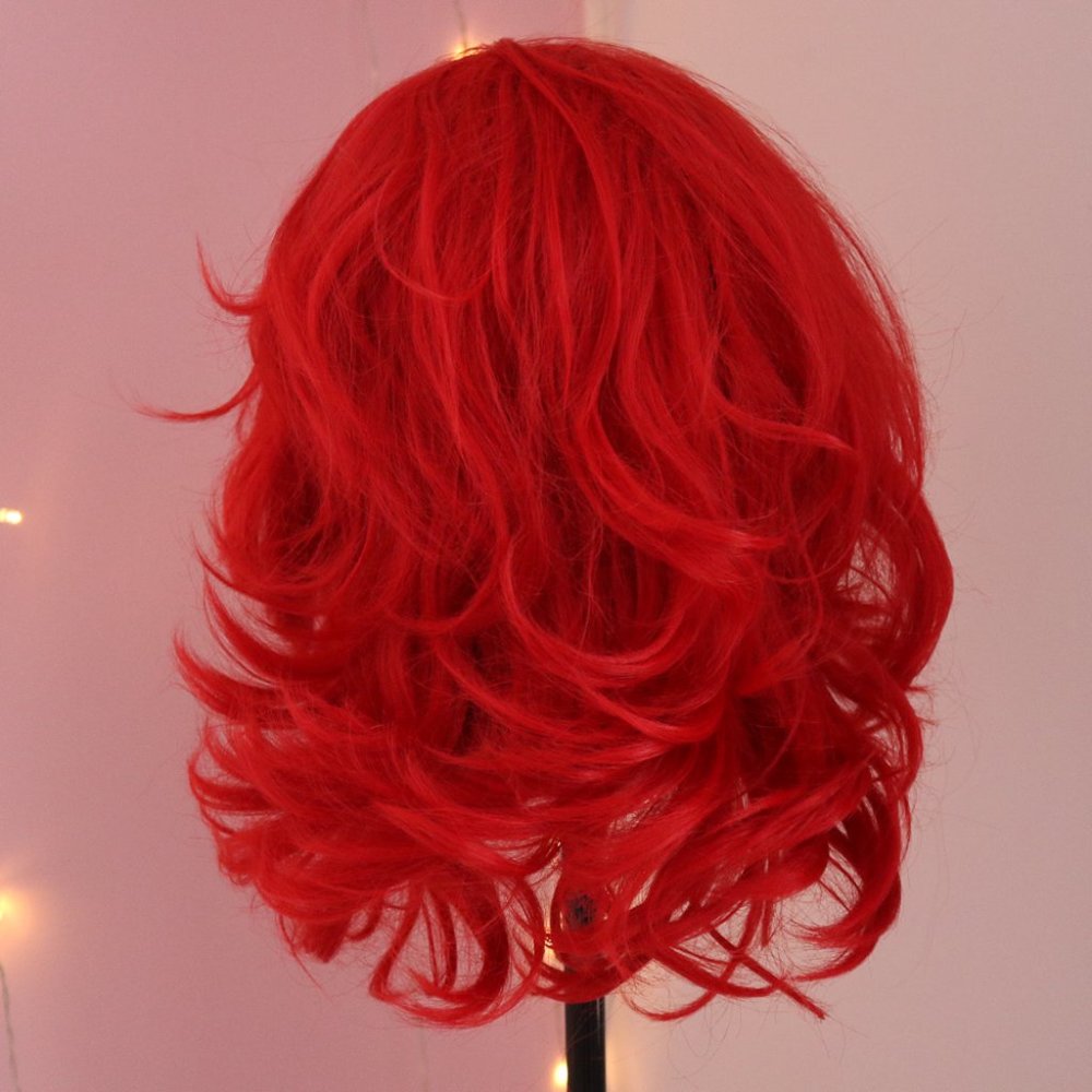 Rockstar Wigs Prism Hair Red Layered Lace Front Wig - Picture 4 of 8